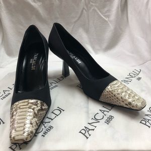 Pancaldi 1888 Black Snake Pumps